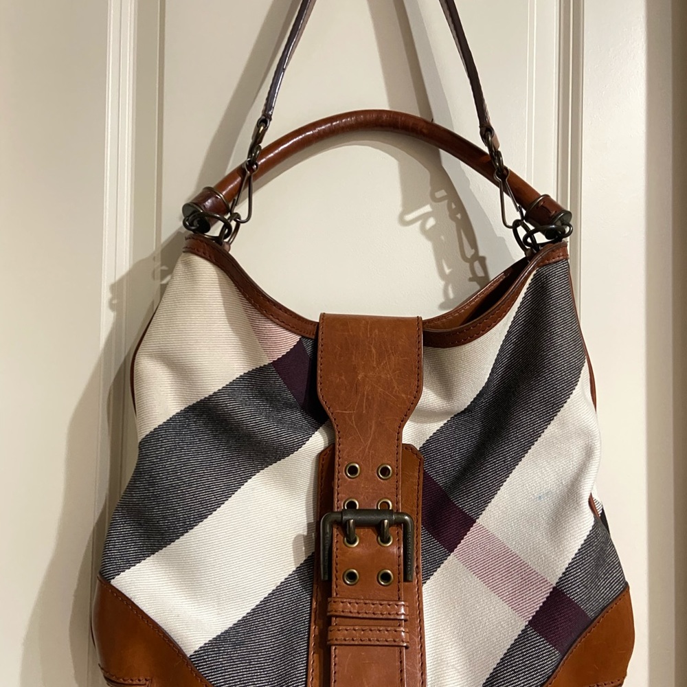 Authentic Burberry hobo bag